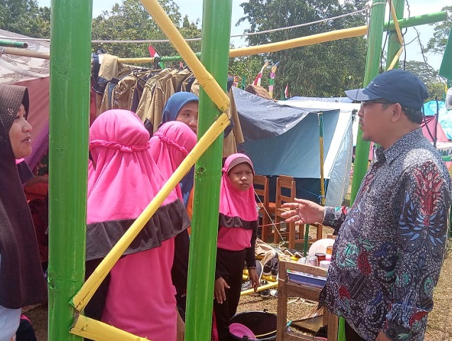 Kakankemenag Kunjungi Kemah SD dan MI Muhammadiyah se Kabupaten Boyolali