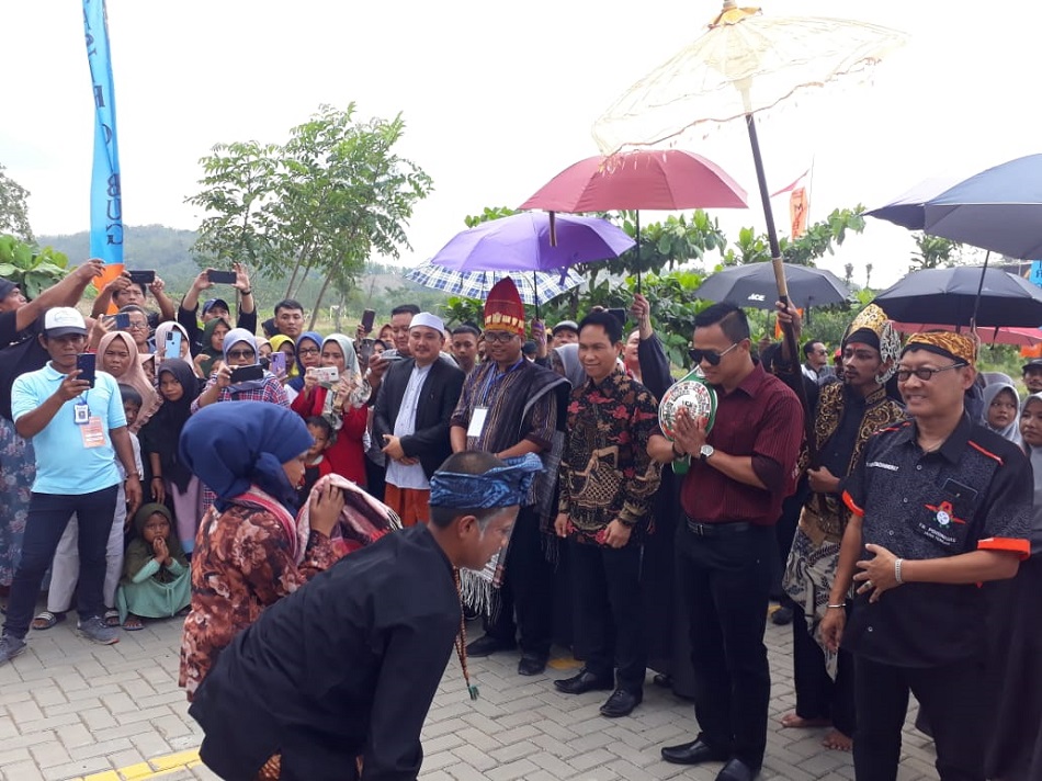 Daud Jordan hadir di Pasir Gibuk Komplek Ponpes Mubarokul Ulum Brebes