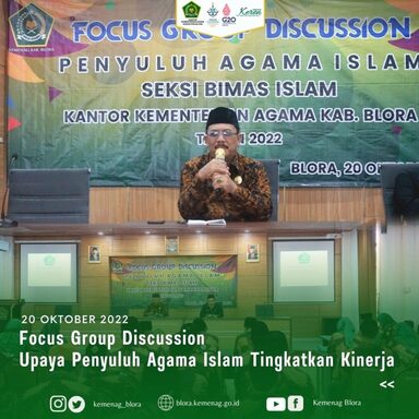 FGD, Upaya Penyuluh Agama Islam Tingkatkan Kinerja