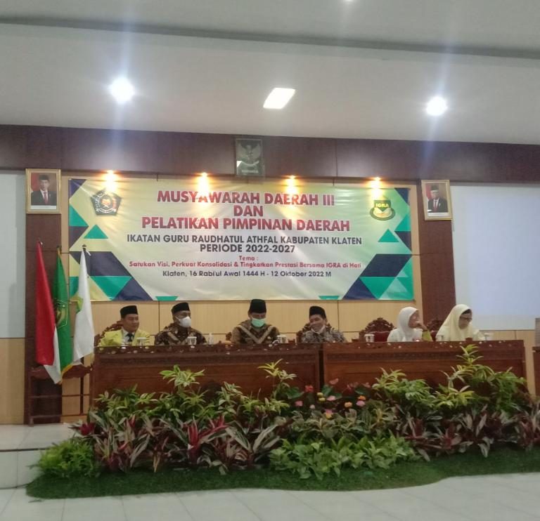 IGRA Kabupaten Klaten Gelar Musyawarah Daerah III