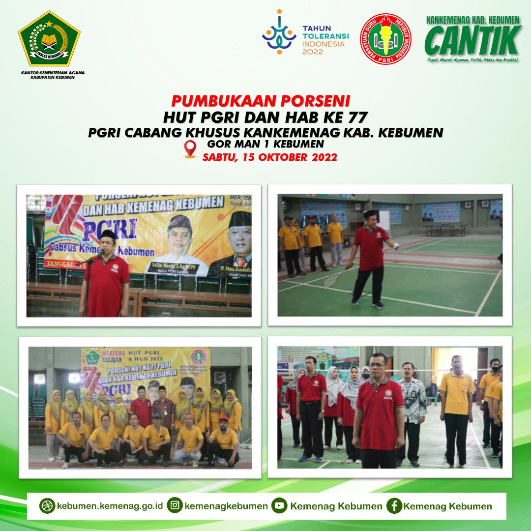 Guru Kemenag Harus Sehat Dan Bahagia