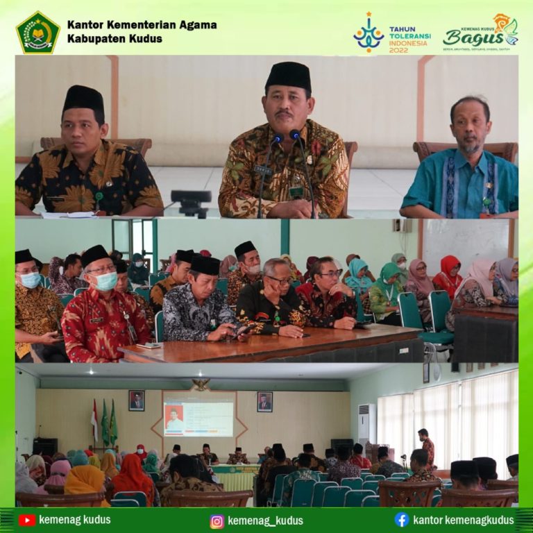 Kemenag Kudus Selenggarakan Sosialisasi Penguatan Program Agent of Change