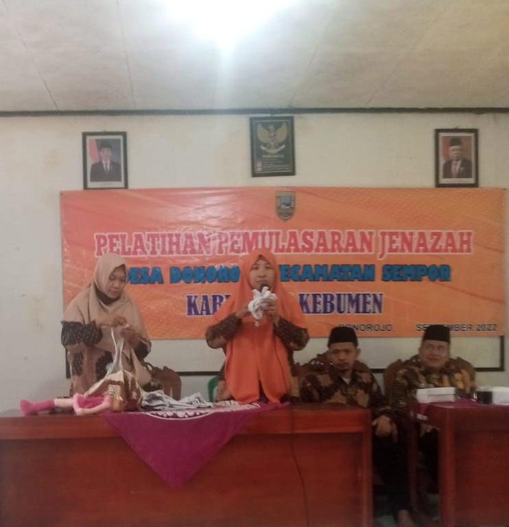 Penyuluh Agama Islam Sempor Gelar Pelatihan Pemulasaraan Jenazah di Desa Donorojo