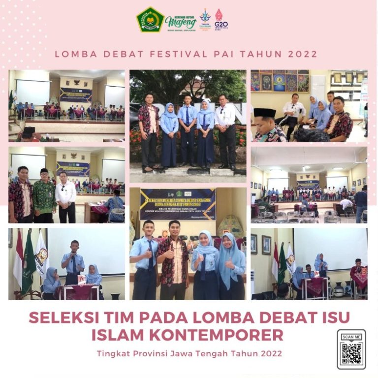 Kasi PAIS Dampingi Kontingen Wonosobo Maju Seleksi Lomba Debat Festival PAI se Jateng