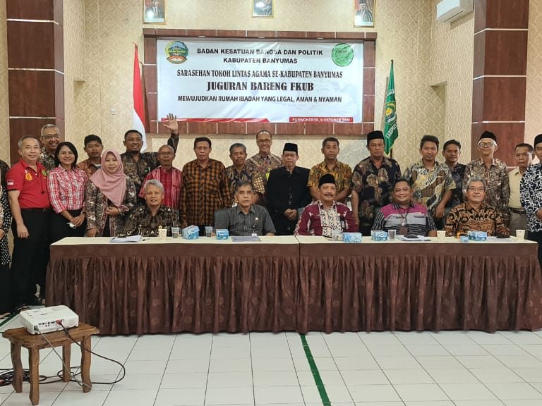 Wujudkan Rumah Ibadah Yang Legal Kemenag Banyumas Gandeng Kesbangpol Gelar Juguran