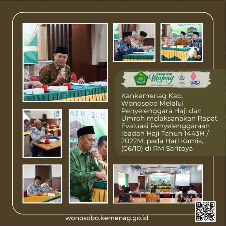 Rapat Evaluasi Penyelenggaraan Ibadah Haji 2022