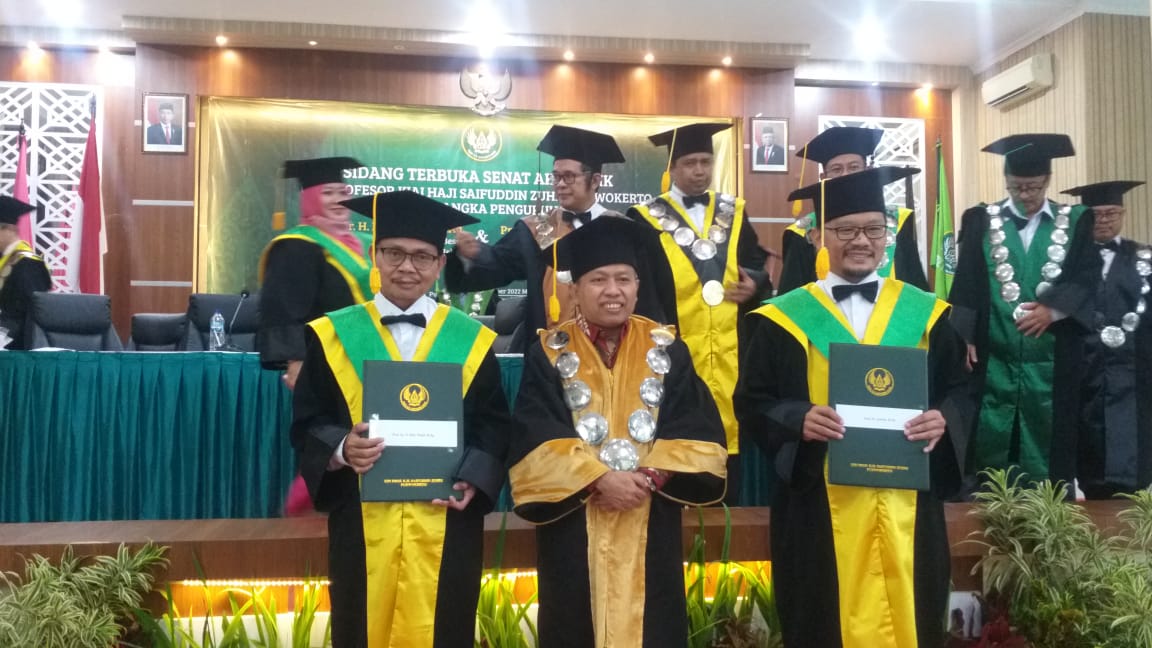 Ketua FKUB Banyumas, Dikukuhkan Jadi Guru Besar ke 8 UIN SAIZU