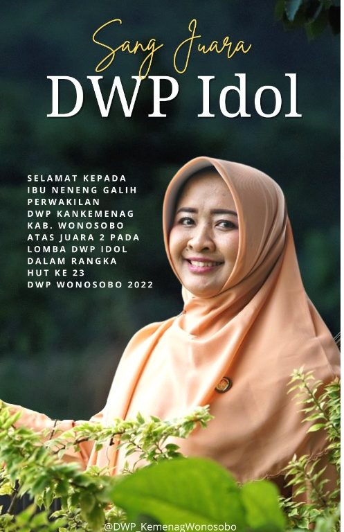 Neneng Galih Juara 2 Lomba DWP IDOL se Kabupaten Wonosobo