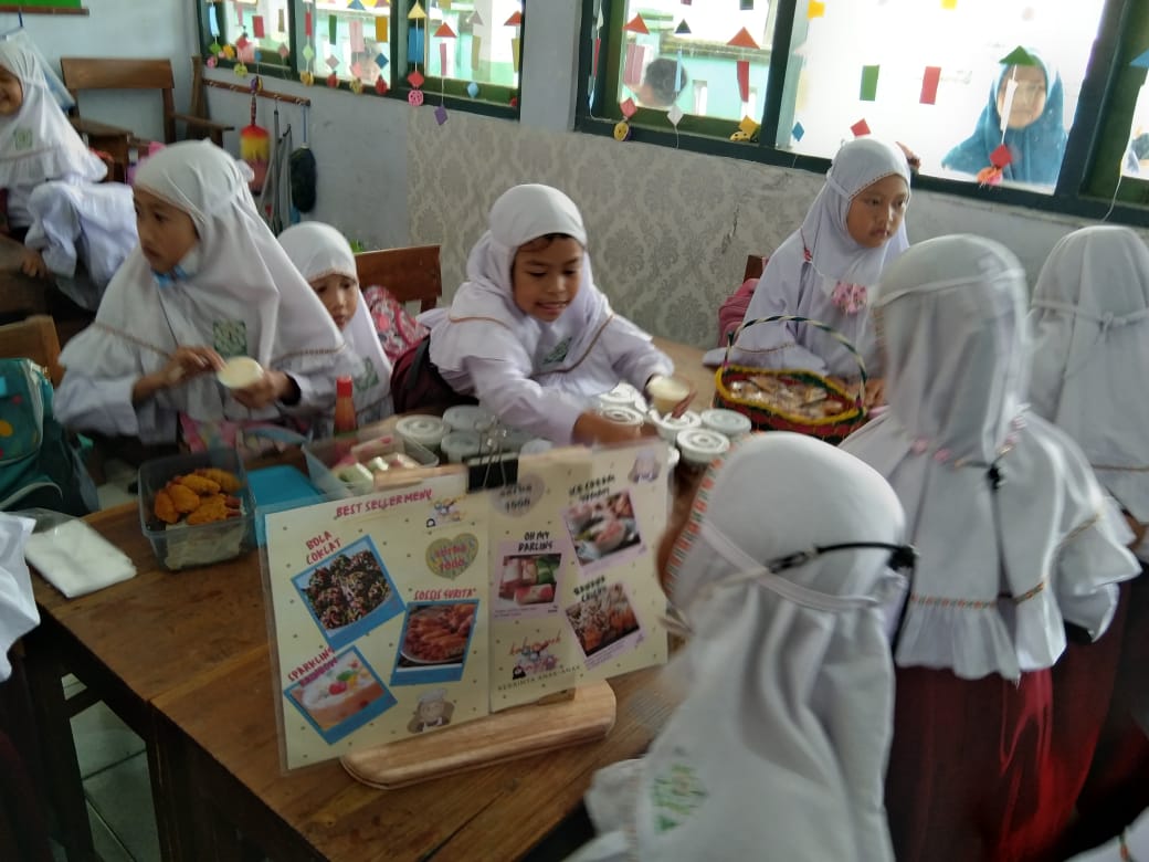 Kemeriahan Pasar Kelas pada Pembelajaran Tematik Kelas 2 MIN 1 Kebumen