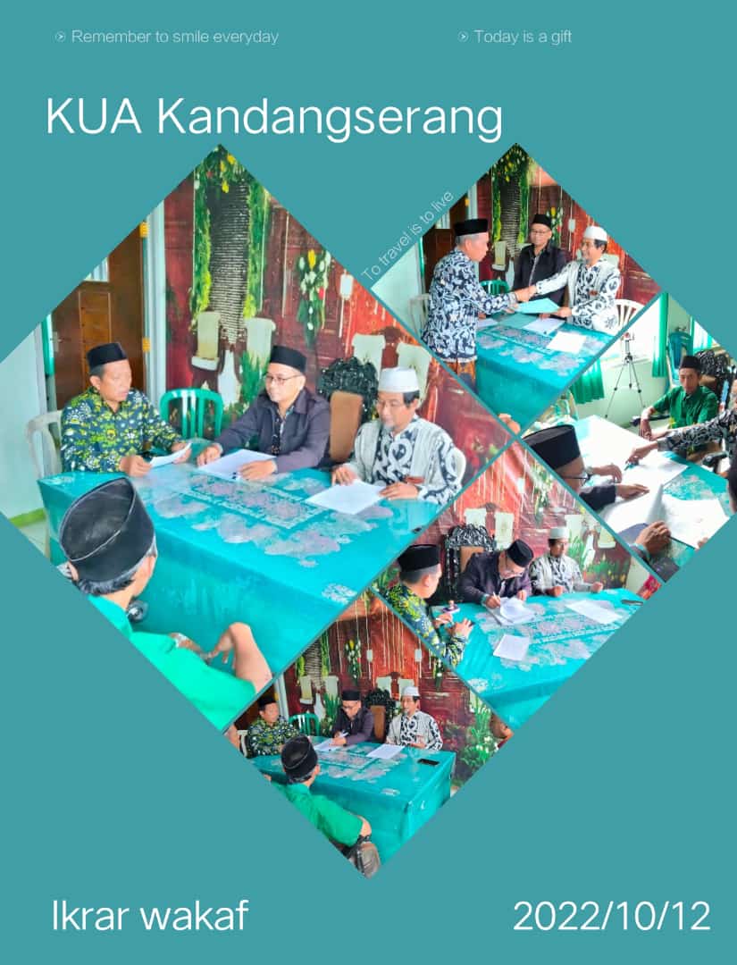 PPAIW Kecamatan Kandang Serang Pimpin Pelaksanaan Ikrar Wakaf