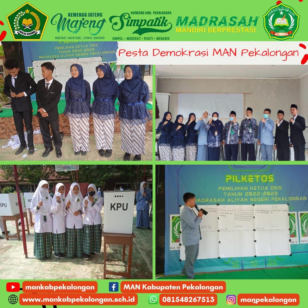 Pesta Demokrasi MAN Pekalongan