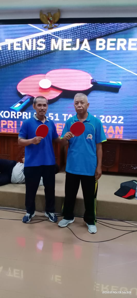 Atlit Tenis Meja Ganda Putra Kankemenag Kota Pekalongan Raih Juara III