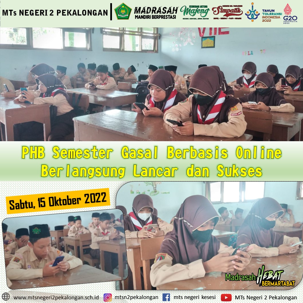 PHB Semester Gasal Berbasis Online Berlangsung Lancar dan Sukses