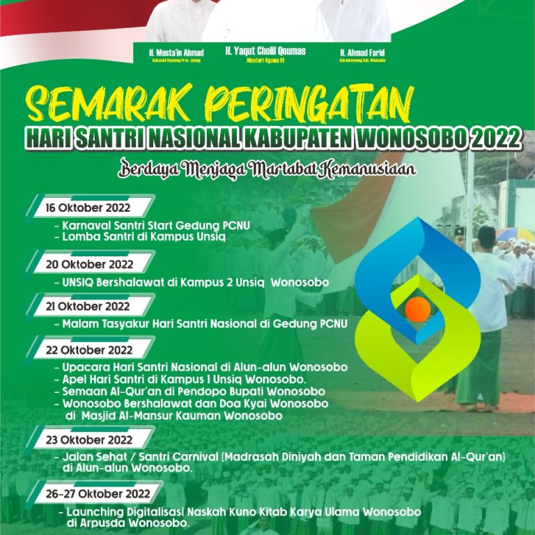Peringati HSN 2022, Kabupaten Wonosobo Gelar Rangkaian Acara
