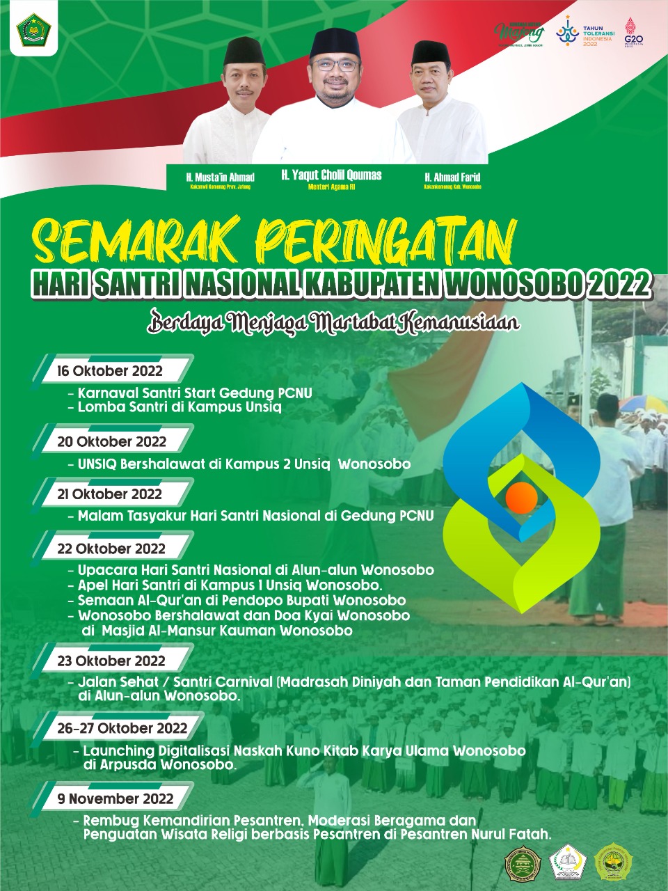 Peringati HSN 2022, Kabupaten Wonosobo Gelar Rangkaian Acara