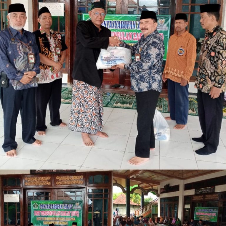 Ribuan Mustahik Terima Zakat dari UPZ Kemenag Demak