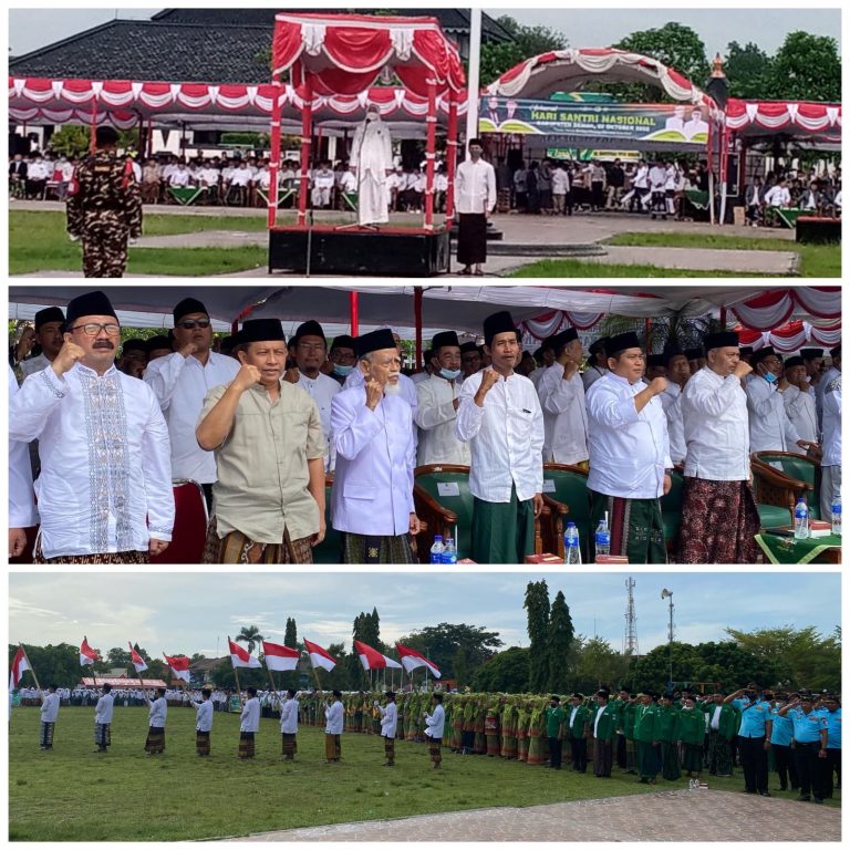 Belasan Ribu Santri Ikuti Upacara Hari Santri Tingkat Kabupaten Demak