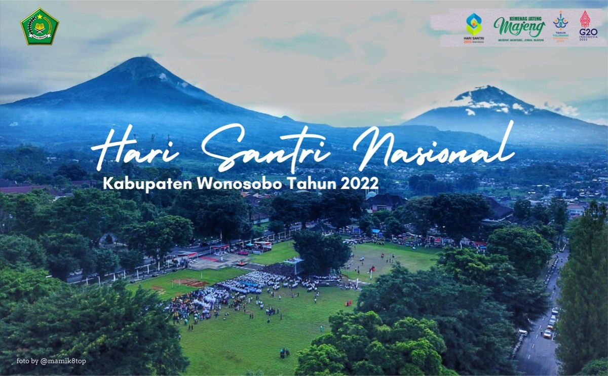 Nuansa Pondok Pesantren Warnai Upacara Peringatan HSN Tahun 2022