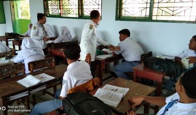 Tegakkan Tatib, STP2K MAN 1 Rembang Gelar Sidak