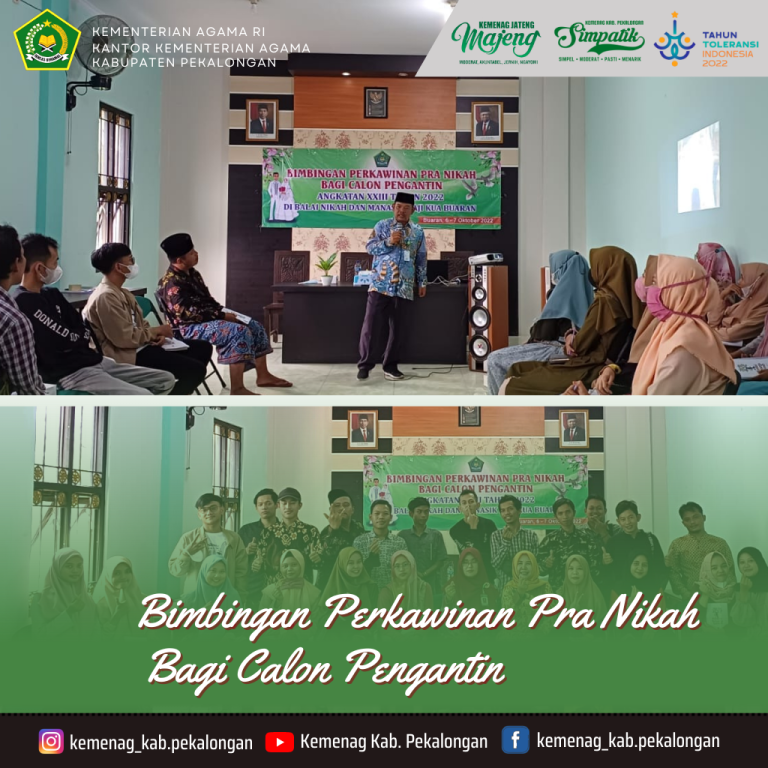 Wujudkan Keluarga SAMAWA, Kemenag Gelar Bimbingan Perkawinan Pra Nikah Bagi Catin