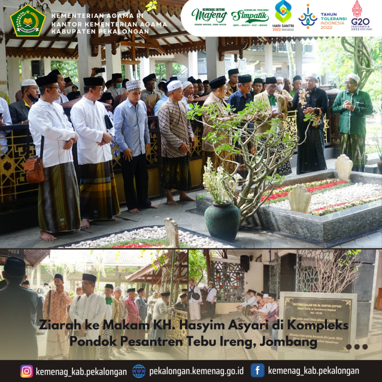 Peringati Hari Santri, Jajaran Kemenag dan Pemkab Pekalongan Ziarah Makam Tokoh Pergerakan Nasional di Jombang, Kediri dan Blitar