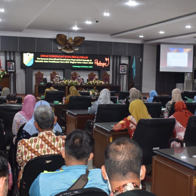 Pertemuan Koordinasi Kesehatan Reproduksi Remaja di Sekolah dan Pembinaan Guru UKS Tinkat Kota Pekalongan Tahun 2022