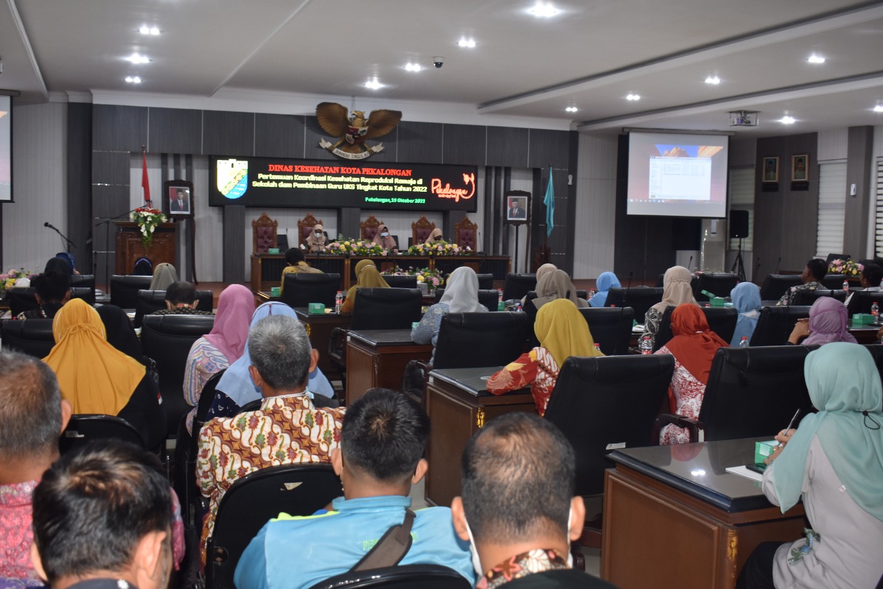 Pertemuan Koordinasi Kesehatan Reproduksi Remaja di Sekolah dan Pembinaan Guru UKS Tinkat Kota Pekalongan Tahun 2022
