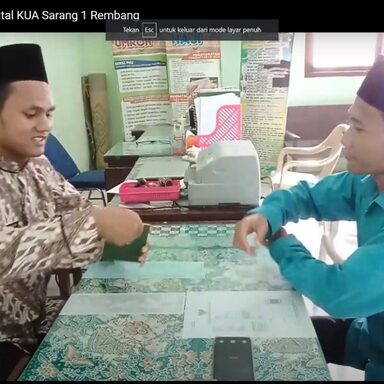Publikasi Layanan, KUA Sarang 1 Rembang Terbitkan Serial Video Iklan Layanan KUA