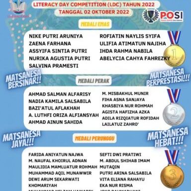 44 Siswa MTsN 1 Rembang Borong Medali dalam Ajang LCD POSI