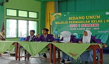 MPK MAN 1 Rembang Tetapkan 4 Bakal Calon Ketua OSIM
