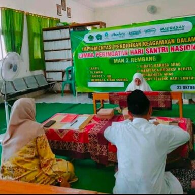 Meriahkan Hari Santri, MAN 2 Rembang Gelar Sejumlah Lomba
