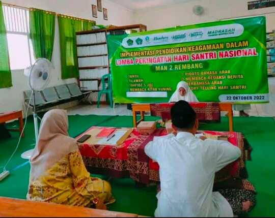 Meriahkan Hari Santri, MAN 2 Rembang Gelar Sejumlah Lomba