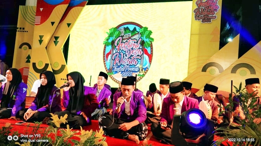 Festival Desa Wisata, Tim Hadroh MAN 1 Rembang Tampil Fantastis
