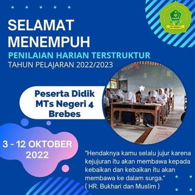 PHT Di MTsN 4 Brebes Sarana Evaluasi Mutu dan Kualitas Pendidikan