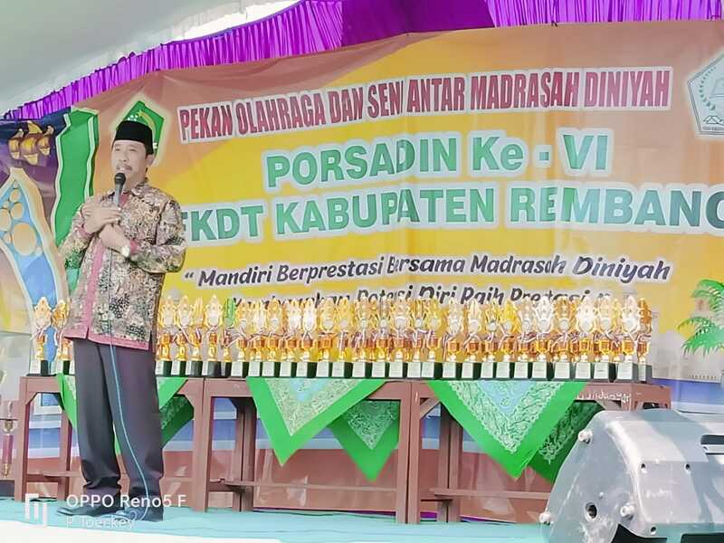 Bupati Rembang Buka Porsadin Tingkat Kabupaten