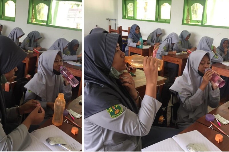 Rematri MAN 1 Banjarnegara Ikuti Aksi Minum TTD