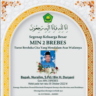 Kemenag Brebes: Selamat Jalan Guru Terbaik Kami
