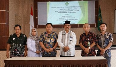 Lima RS Di Purwokerto , Teken PKS Dengan Kemenag Banyumas