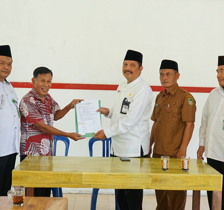 Kemenag Banyumas Dapat Hibah Tanah Untuk Bangun KUA