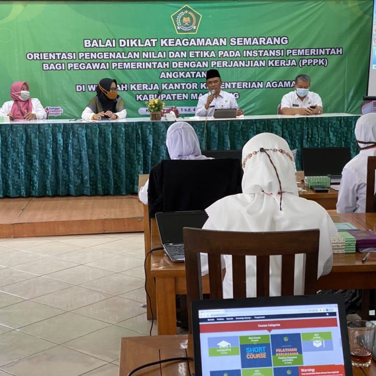 PPPK Kemenag Kabupaten Magelang Ikuti Orientasi Pengenalan Nilai dan Etika