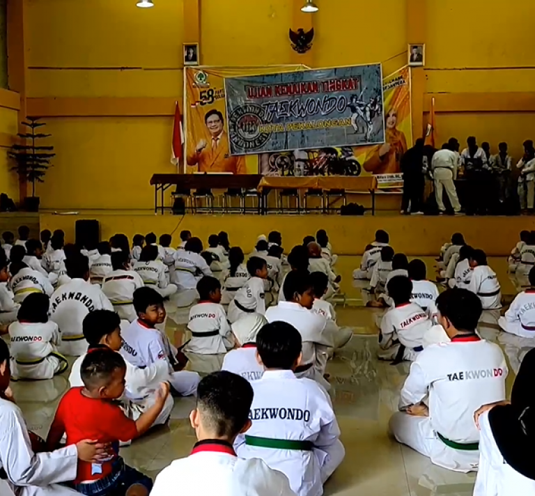 Puluhan Atlet Taekwondo Ikuti Uji Kenaikan Tingkat