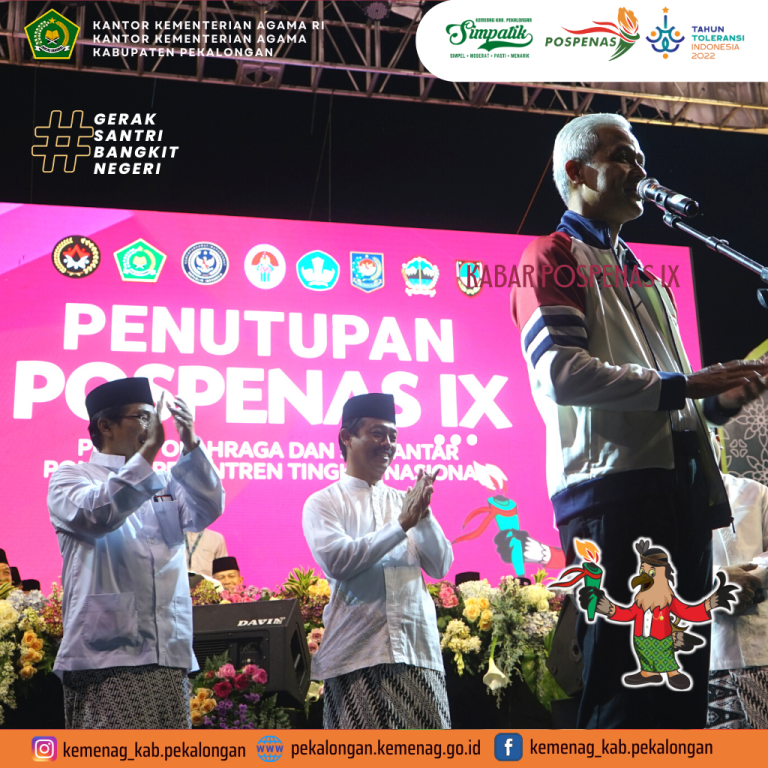 Pesan Gubernur Ganjar Pranowo dalam Penutupan POSPENAS IX Surakarta