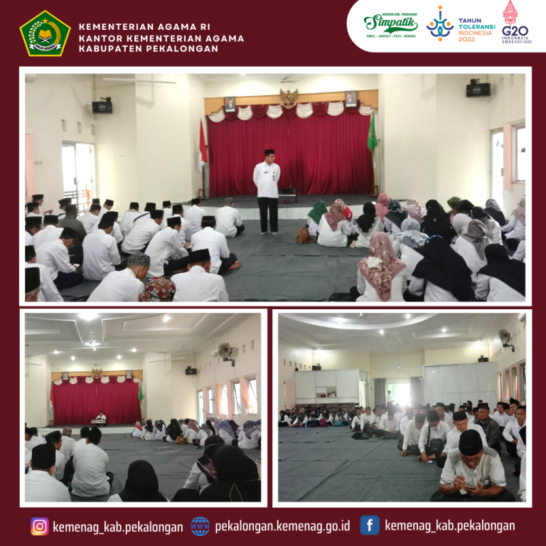 Seluruh Penyuluh Agama Islam Kab. Pekalongan, Ikuti Pemetaan Wawasan kebangsaan