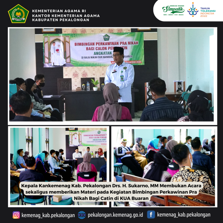 Bimbingan Perkawinan Bekali Catin Ilmu Membangun Rumah Tangga