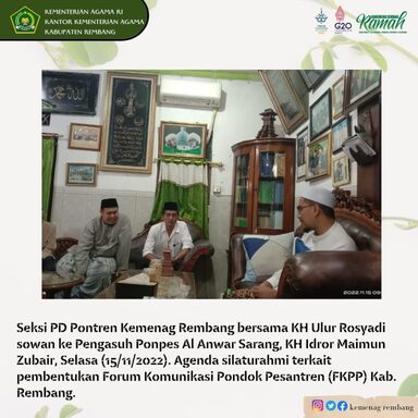 Gus Idror : Santri Juga Harus Punya Wawasan Luas