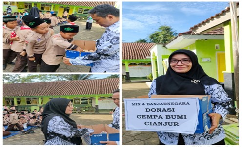 <strong>MIN 4 Banjarnegara Peringati Hari Guru Nasional Dengan Penggalangan Dana Untuk Korban Gempa Cianjur</strong>