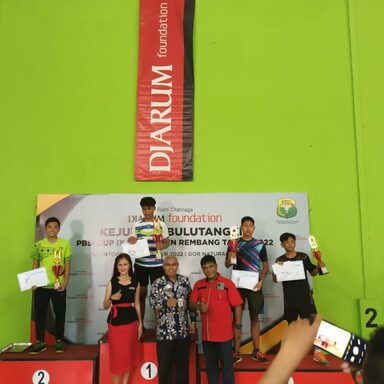 MAN 1 Rembang Runner Up Kerjurkab PBSI Cup 2022