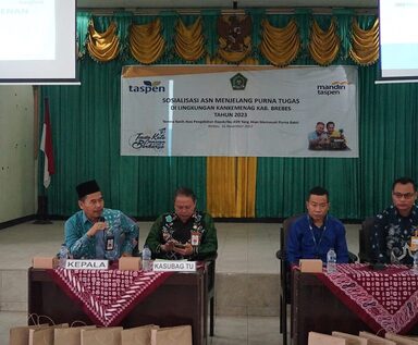 Sosialisasi ASN Memasuki Masa Purna Bhakti Kemenag Brebes Tahun 2023
