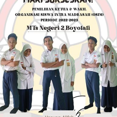 MTsN 2 Boyolali Gelar Pemilihan Ketua dan Wakil OSIM Masa Bakti 2022/2023