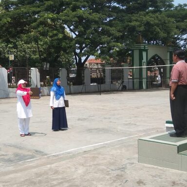 Persiapkan Upacara HAB, MAN 2 Rembang Gelar Latihan
